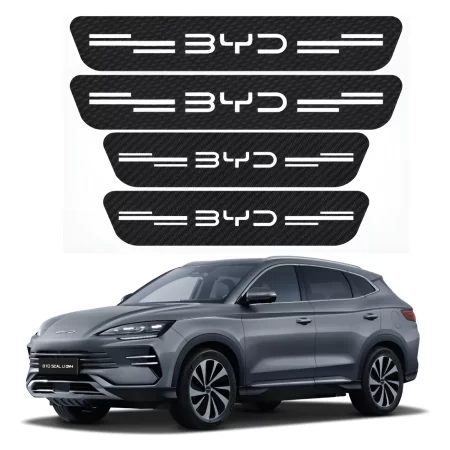 Sticker Protección De Estribos Puertas Byd Diseño 7