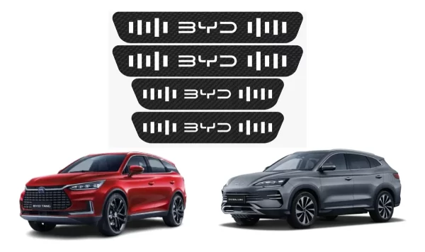 Sticker Protección De Estribos Puertas Byd Diseño 8