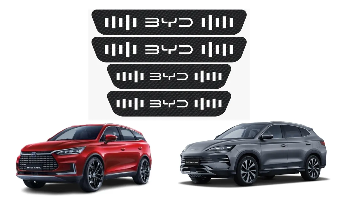 Sticker Protección De Estribos Puertas Byd Diseño 8 - Image 1