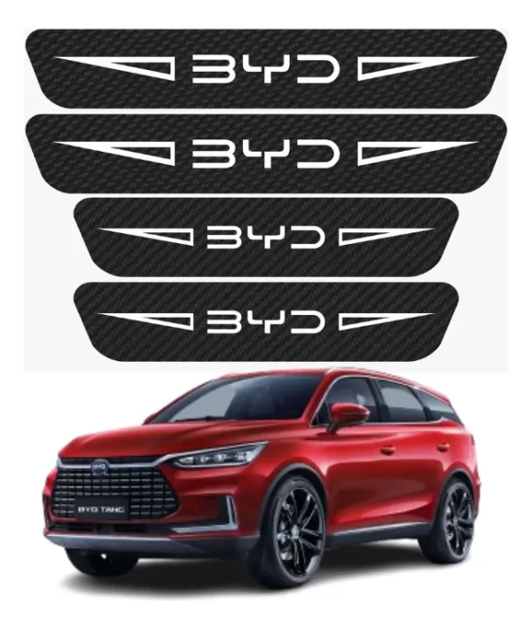 Sticker Protección De Estribos Puertas Byd Diseño 6