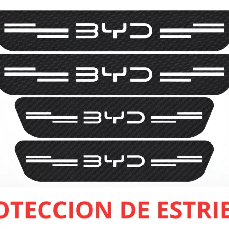 Sticker Protección De Estribos Puertas Byd Diseño 7