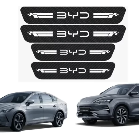 Sticker Protección De Estribos Puertas Byd Diseño 10