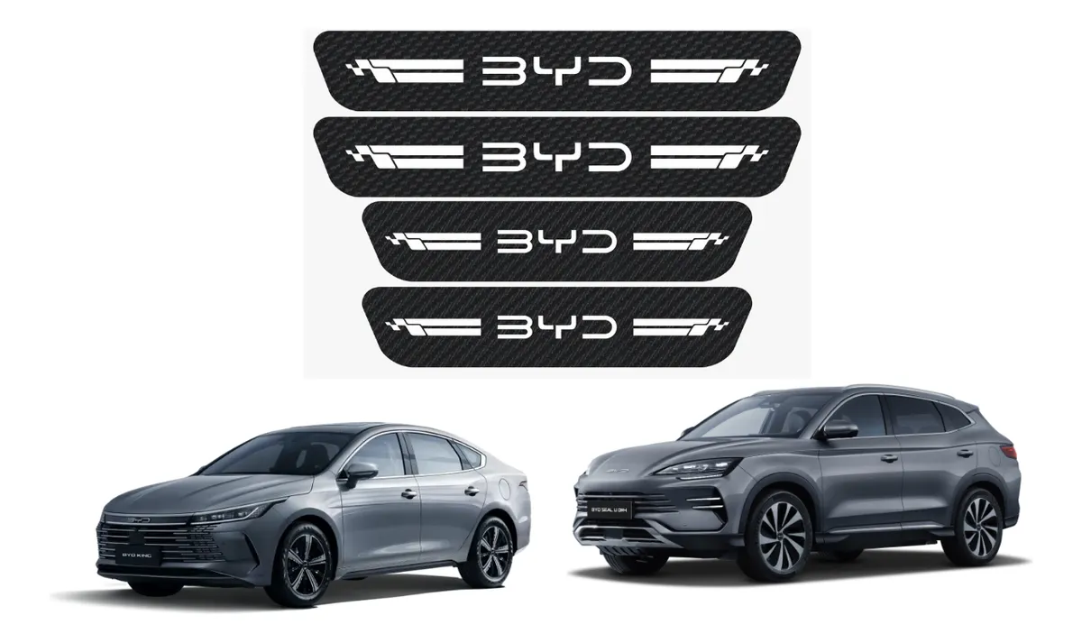 Sticker Protección De Estribos Puertas Byd Diseño 10 - Image 1