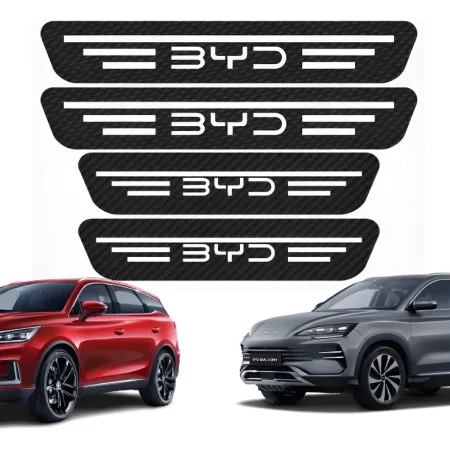 Sticker Protección De Estribos Puertas Byd Diseño 9