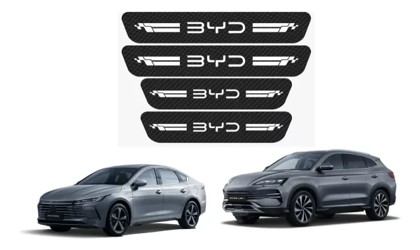 Sticker Protección De Estribos Puertas Byd Diseño 10