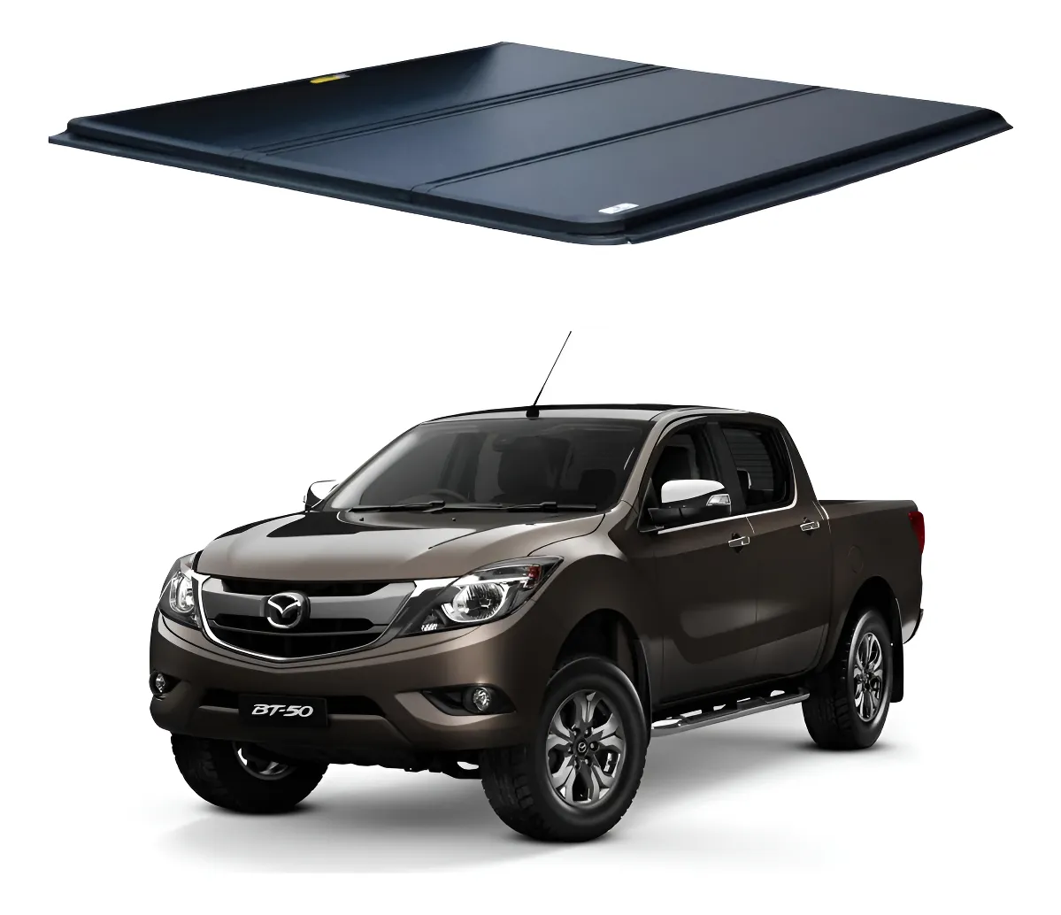 Tapa Rigida Cubre Batea Para Mazda Bt 50 2025 Dboble Cabina - Image 1