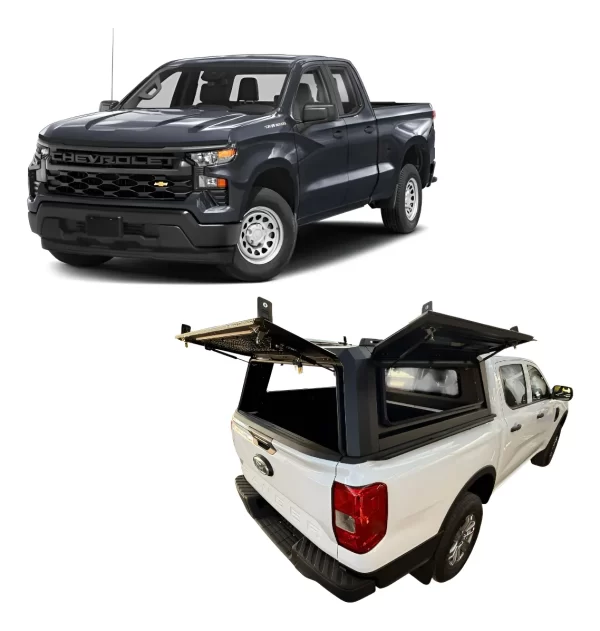 Camper Canopy Compatible Con Silverado/ Cheyenne 2023-2025