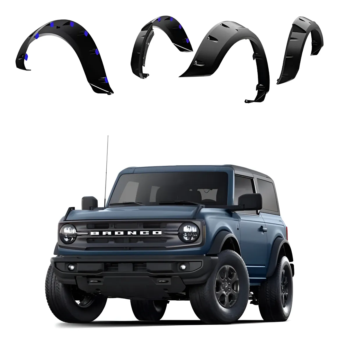 Juego De Cantoneras Super Bolt (4 Pts) Ford Bronco 2021-2025 - Image 1