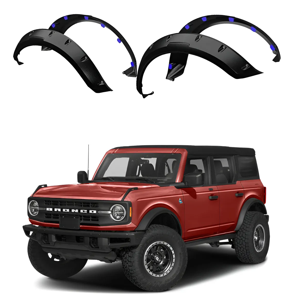 Juego De Cantoneras Super Bolt (2 Pts) Ford Bronco 2021-2025 - Image 1