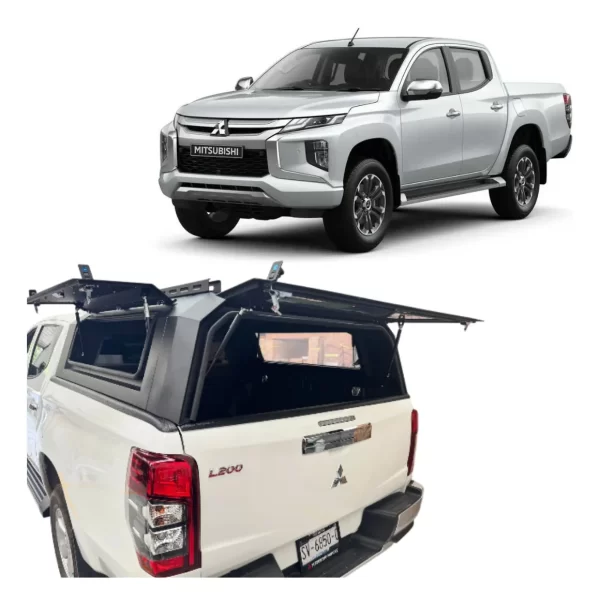 Caseta Camper De Aluminio Para Mitsubishi L200 2015-2024