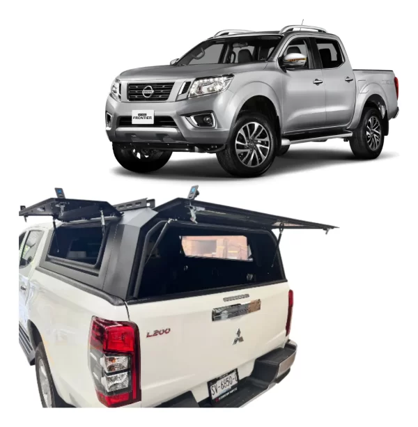 Caseta Camper De Aluminio Para Nissan Frontier 2015-2025