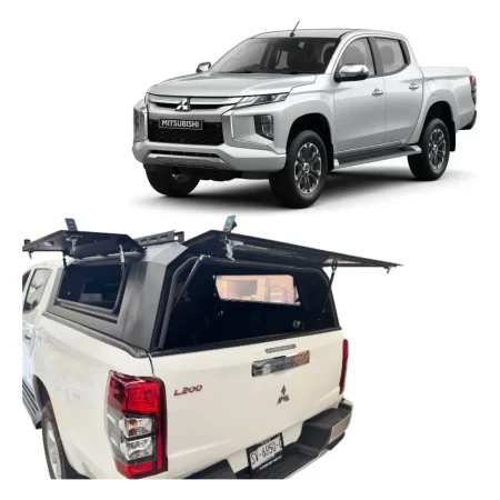 Caseta Camper De Aluminio Para Mitsubishi L200 2015-2024
