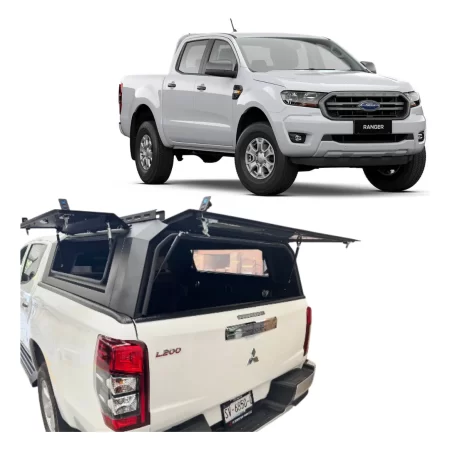 Caseta Camper De Aluminio Para Ford Ranger 2012-2022
