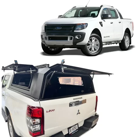 Canopy Camper De Acero Para Ford Ranger 2012-2022