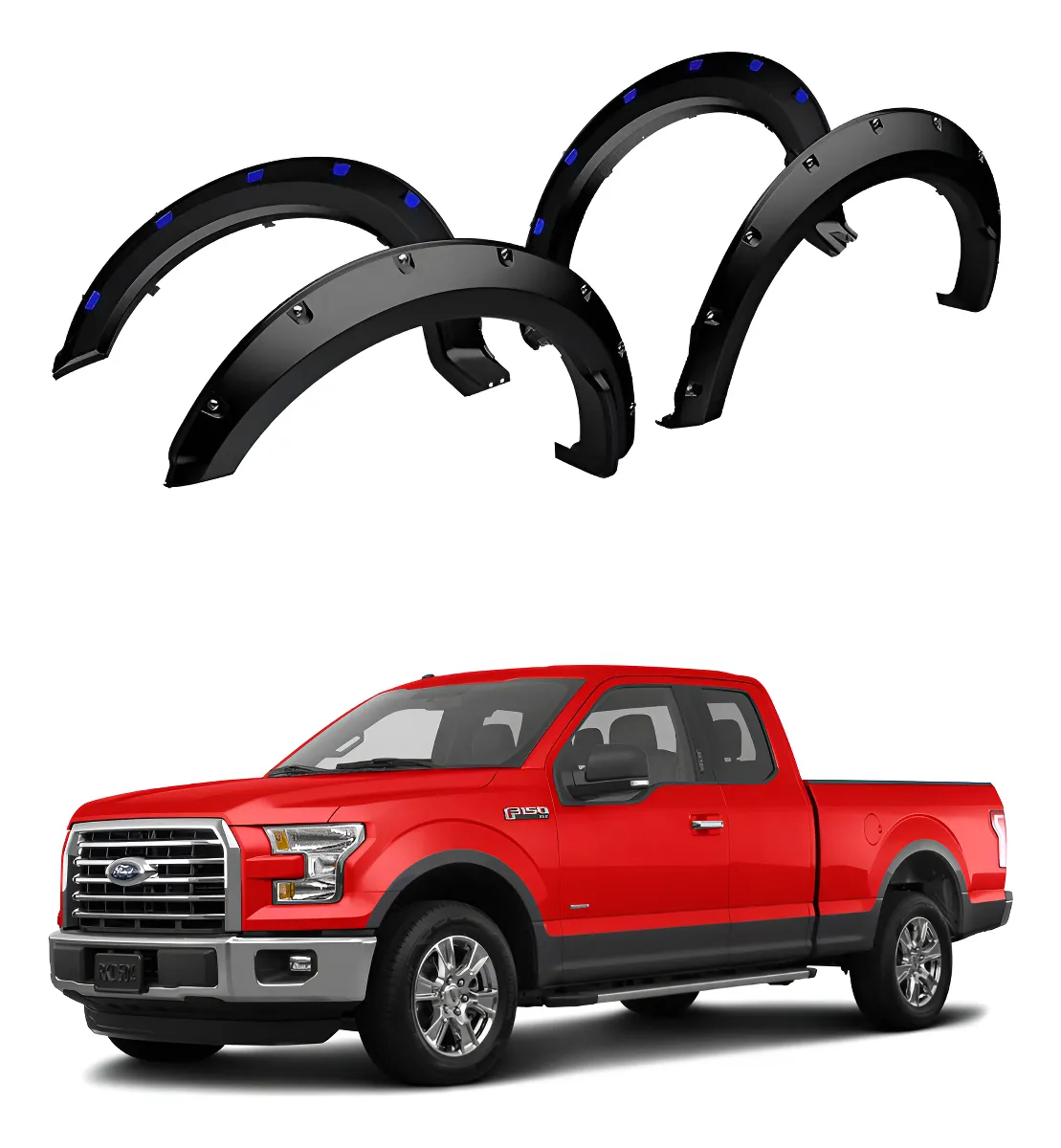 Juego De Cantoneras Ford F-150 2015-2017 - Image 1