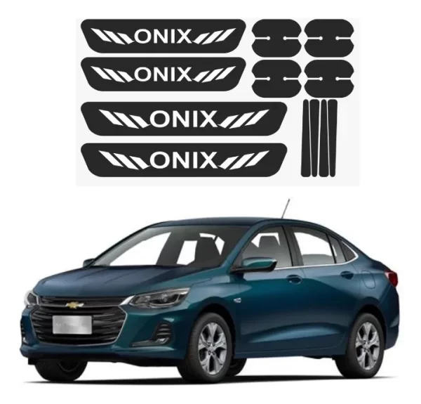 Kit Combo Proteccion Fibra De Carbono Para Onix