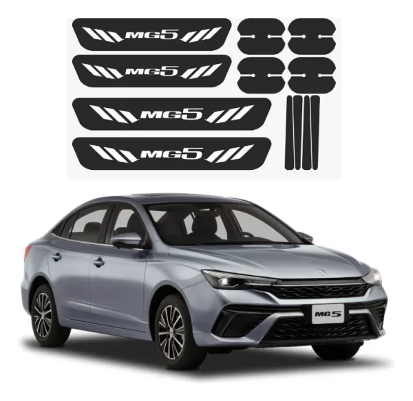 Kit Combo Proteccion Fibra De Carbono Para Mg5