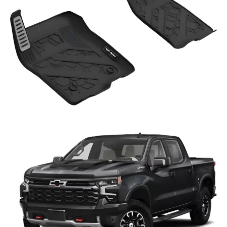 Juego De Tapetes Delantero Chevrolet Silv 1500 2019-2025