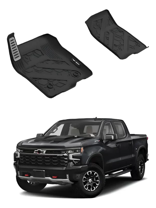 Juego De Tapetes Delantero Chevrolet Silv 1500 2019-2025