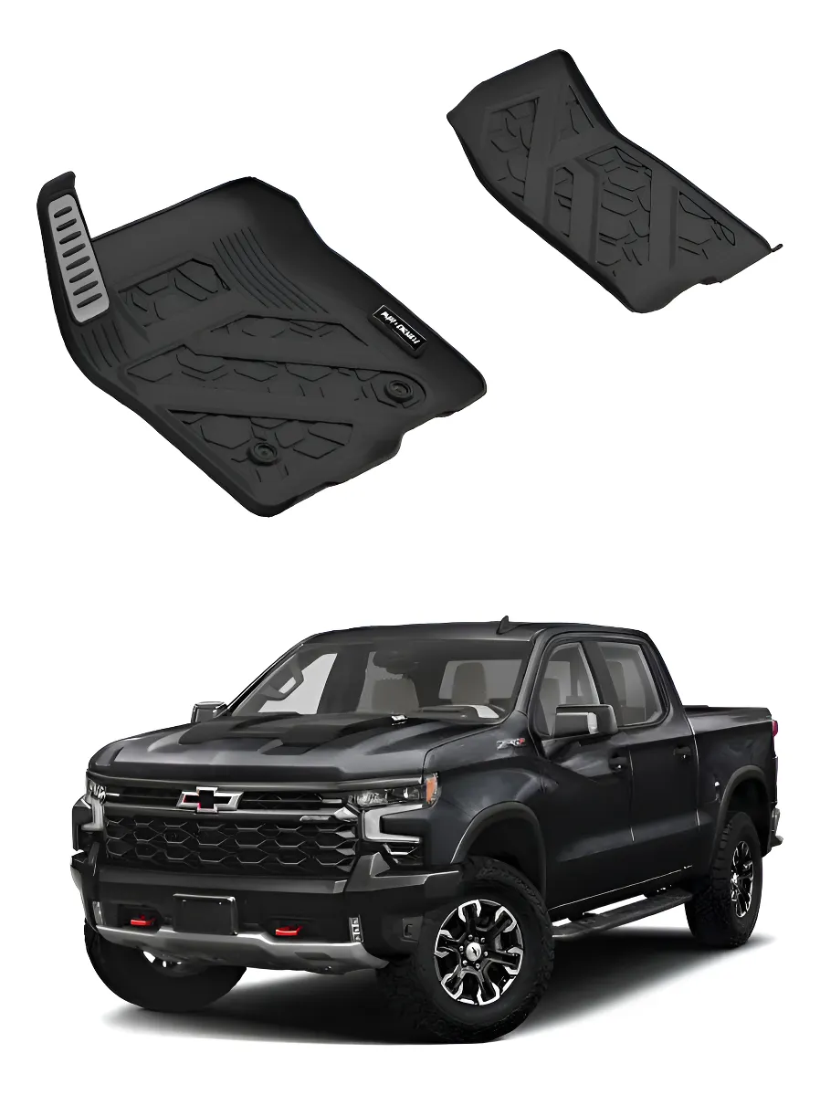 Juego De Tapetes Delantero Chevrolet Silv 1500 2019-2025 - Image 1