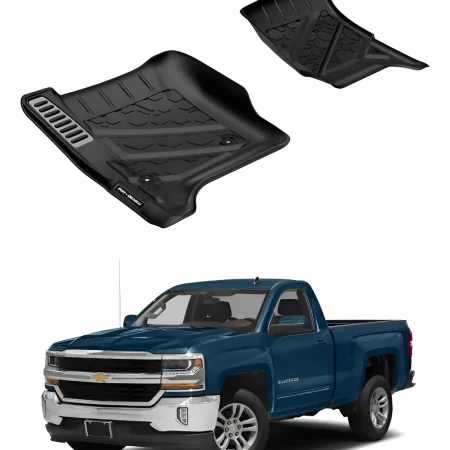 Juego De Tapetes Delanteros Chevrolet Silv 1500 2014-2018