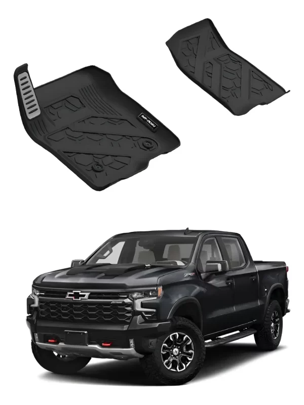 Juego De Tapetes Delantero Chevrolet Silv 1500 2019-2025