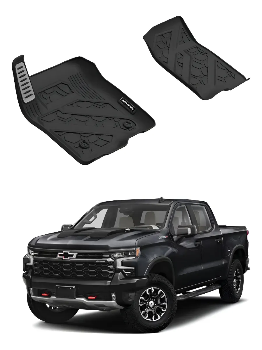 Juego De Tapetes Delantero Chevrolet Silv 1500 2019-2025 - Image 1