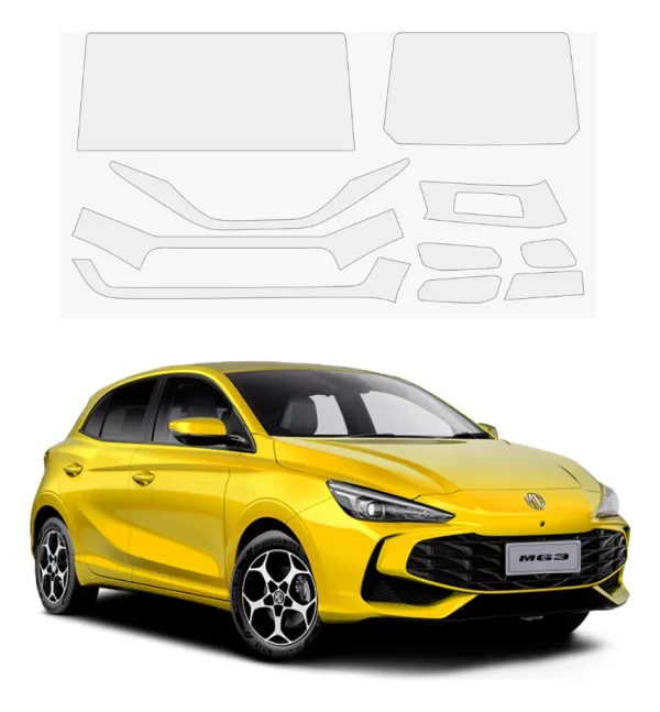 Protección Ppf Pantalla Y Clúster Para Mg3 2025