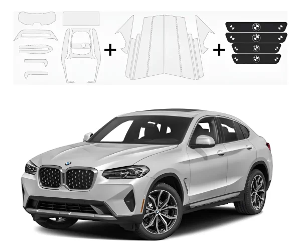 Kit Car Ppf Y Fibra De Carbono Para Bmw X4 2024