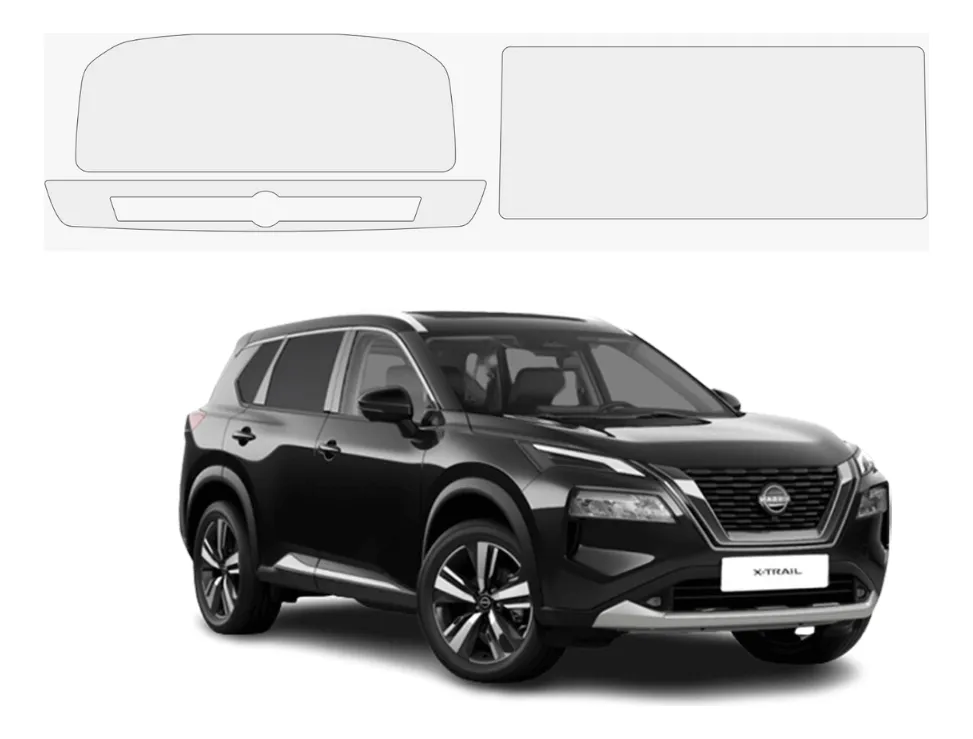 Protección Ppf Pantalla Y Clúster Para Xtrail 2025 - Image 1