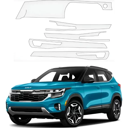 Protección Ppf Vistas Y Puertas Para Kia Seltos 2024