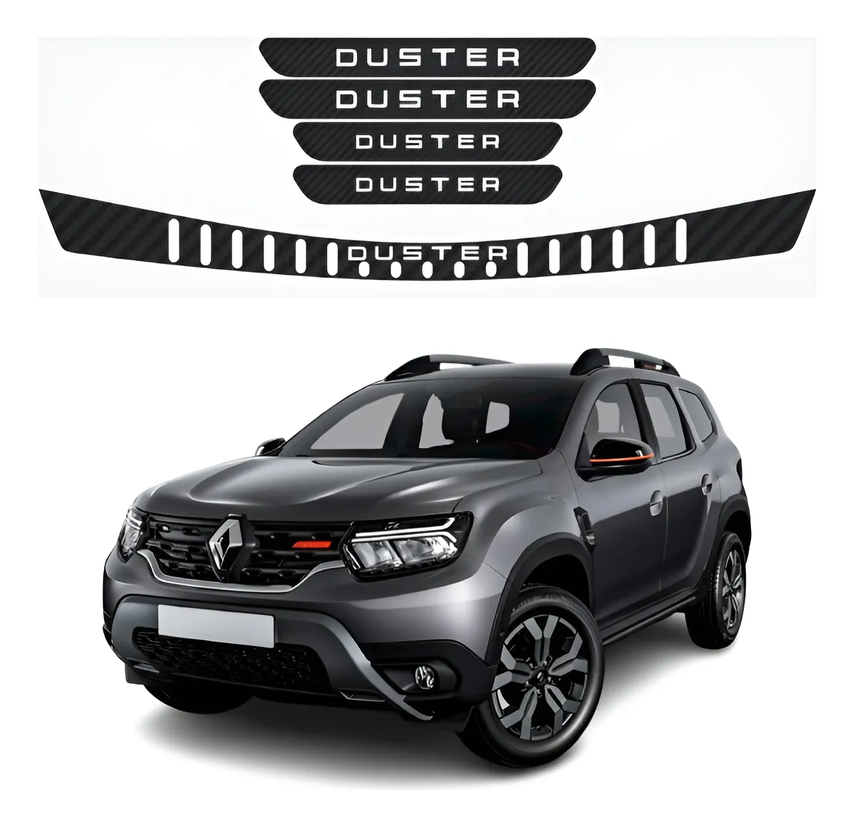 Protección De Estribos Y Cajuela Para Duster Renault 2024 - Image 1