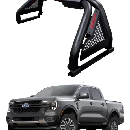 Roll Bar C/ Barra De Led Motorizada Ford Ranger 2012-2025