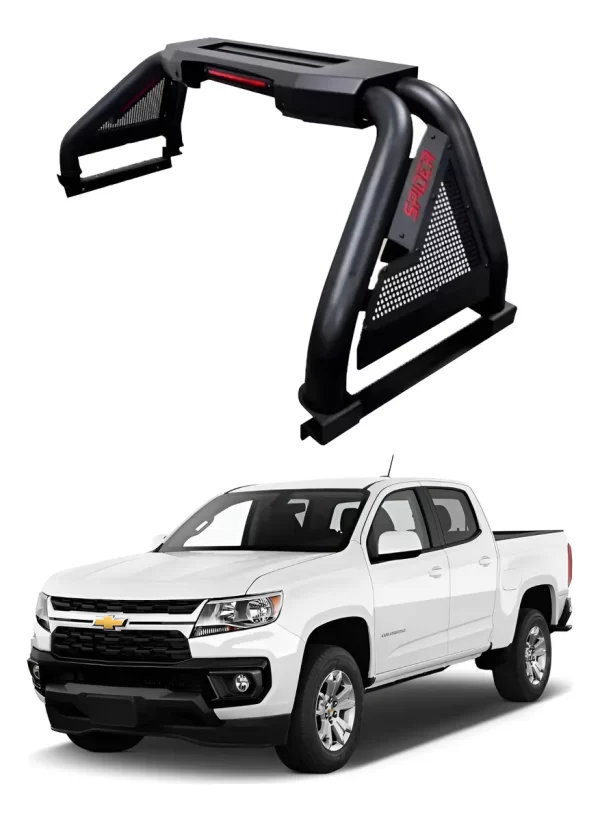 Roll Bar C/ Barra De Led Motorizada Chev Colorado 2008-2025