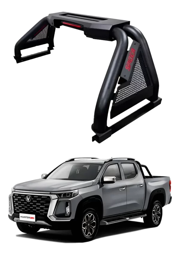 Roll Bar C/ Barra De Led Motorizada Changan Hunter 2019-2025