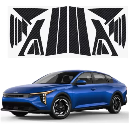 Proteccion Fibra De Carbono Postes Para Kia K4 2025