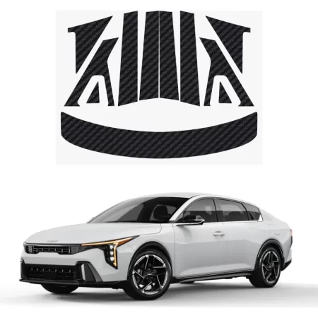 Proteccion Fibra De Carbono Postes Y Aleron Para Kia K4 2025