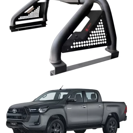 Roll Bar C/ Luz De Stop Para Toyota Hilux 2015-2024