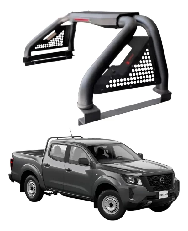 Roll Bar C/ Luz De Stop Para Nissan Frontier/np300 2015-2024