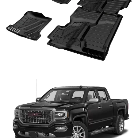 Juego Tapetes Delantero Y Trasero Gmc Sierra 1500 2016-2018
