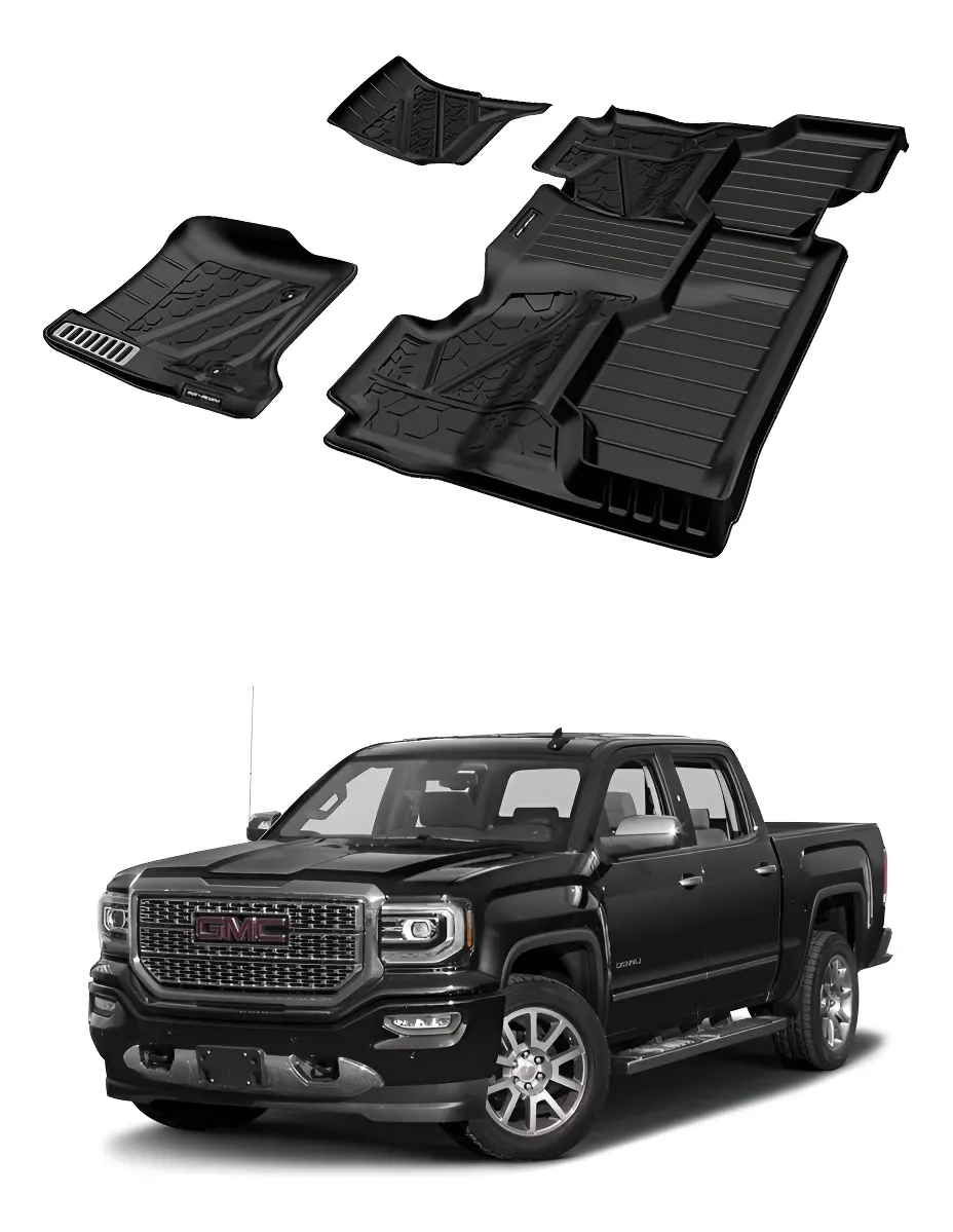 Juego Tapetes Delantero Y Trasero Gmc Sierra 1500 2016-2018 - Image 1