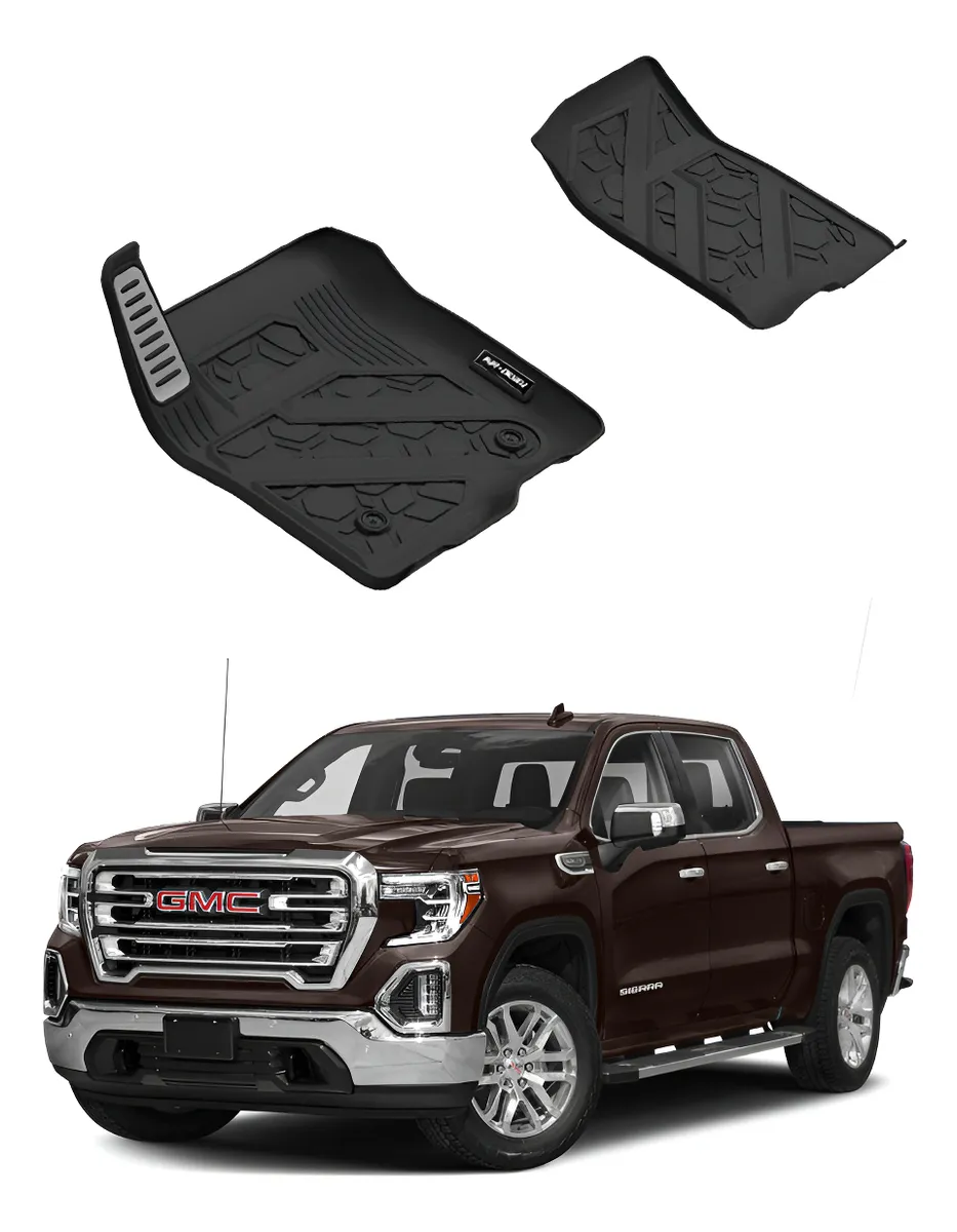 Juego De Tapetes Delanteros Gmc Sierra 1500 2019-2025 - Image 1