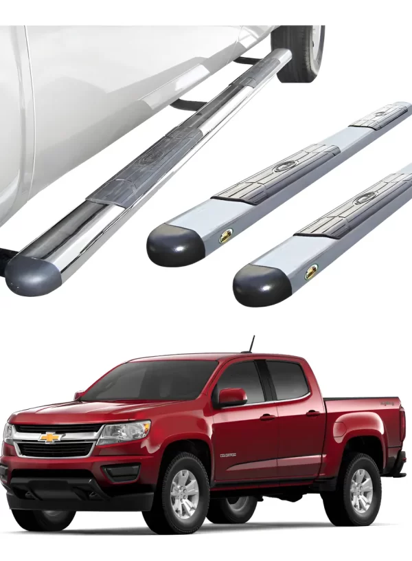 Estribos Gh Cromados Para Chevrolet Colorado 2016 - 2023