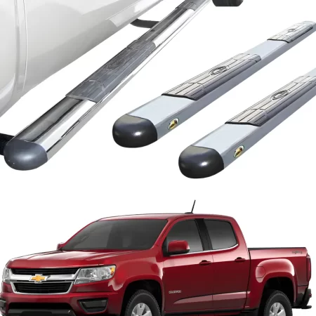 Estribos Gh Cromados P/ Chevrolet Colorado 2016 - 2023