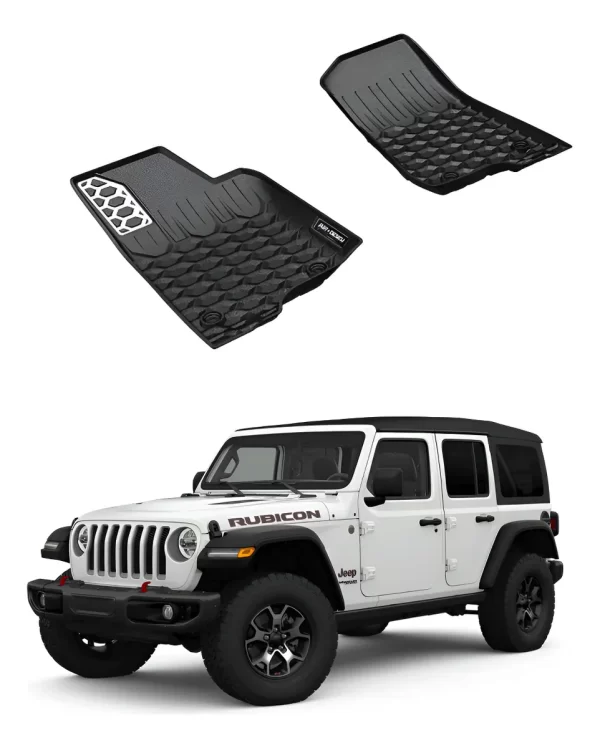 Juego De Tapetes Delantero Jeep Wrangler Jl 2018-2025
