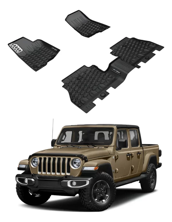 Juego Tapetes Delantero Y Trasero Jeep Gladiator 2019-2025
