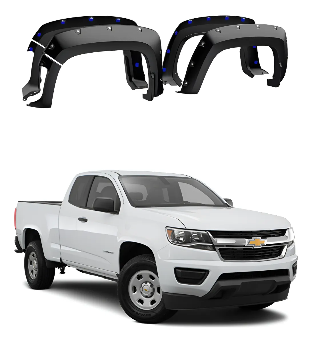Juego De Cantoneras Caja Larga Chevrolet Colorado 2016-2020 - Image 1