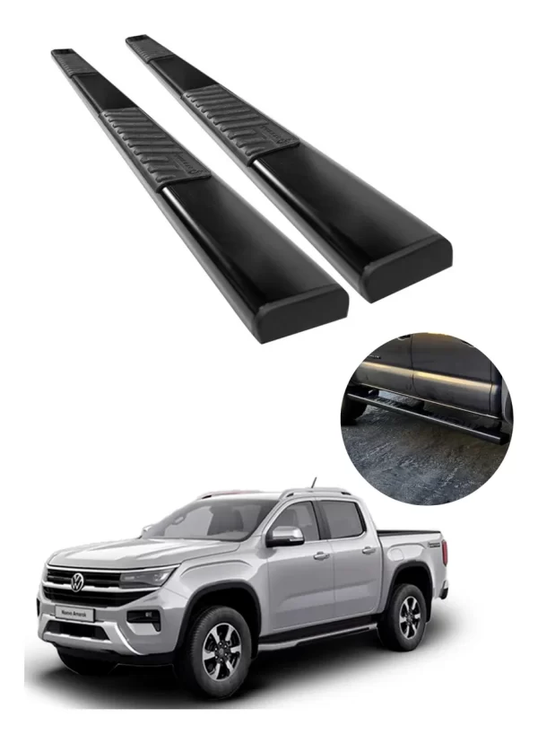 Estribos Serie 100 Para Volkswagen Amarok 2010 - 2024