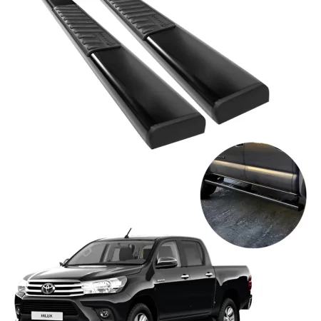 Estribos Serie 100 Toyota Hilux 2005 - 2015 Doble Cabina