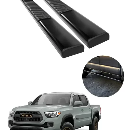 Estribos Serie 100 P/ Toyota Tacoma 2005 - 2023 Doble Cabina